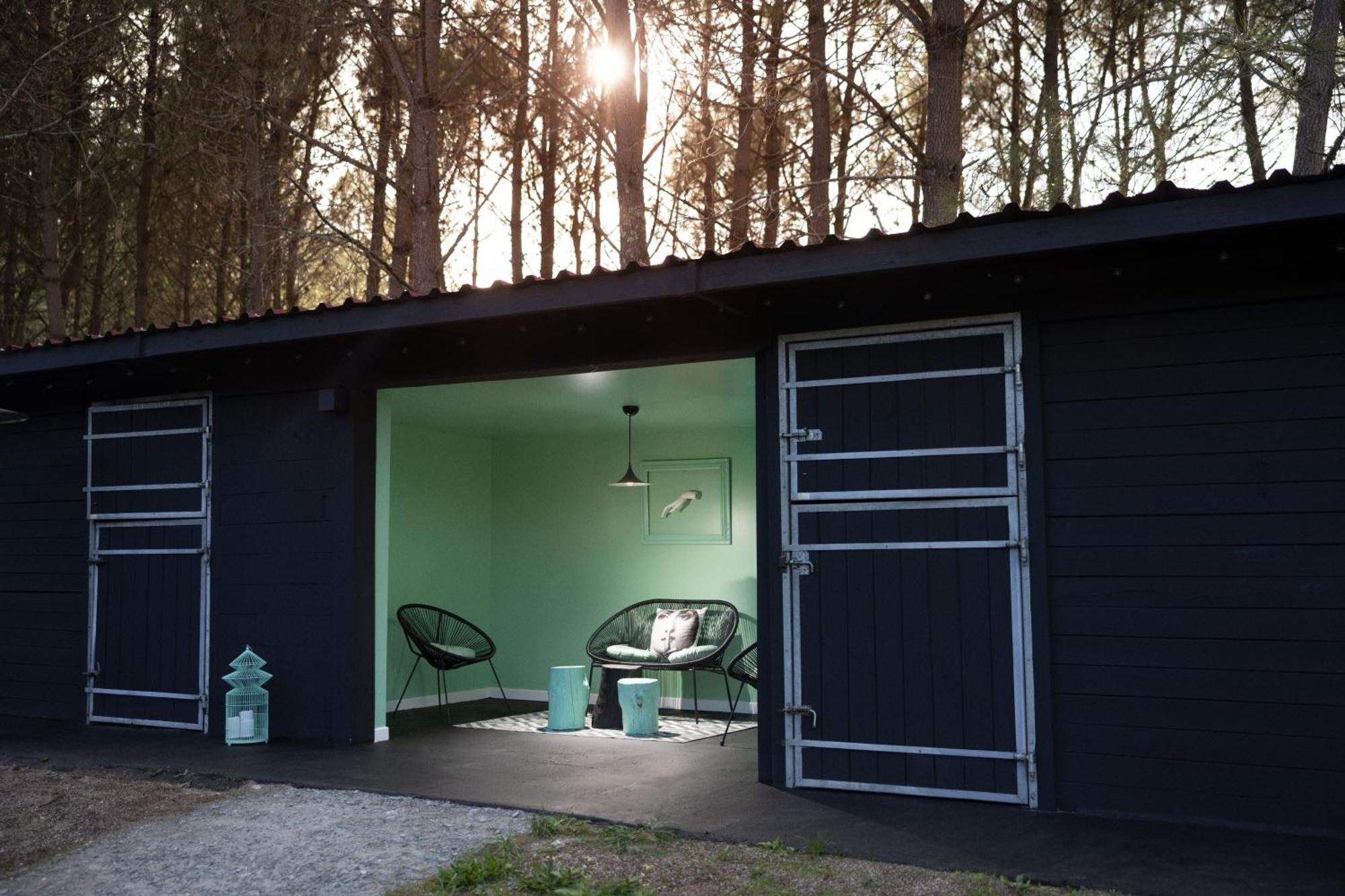 L Ost In Sensations -Hebergements Insolites Et Suites De Luxe Spa Sauna Piscine Foret Marcenais Exterior photo